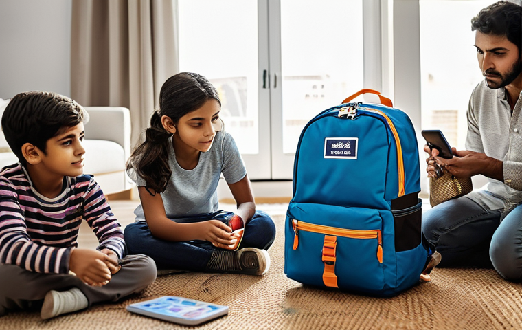 재난 대비 생존 훈련 영상 - **Prompt:** A diverse family, consisting of a father, mother, and two children (a girl around 8 and ...