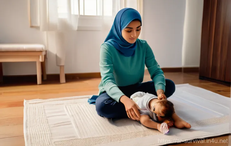 긴급 구조 요청하기 - **Prompt:** A resourceful young man, dressed in a traditional white thobe and ghutra, stands confide...